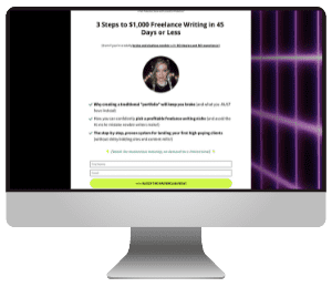 freelance writing masterclass home page